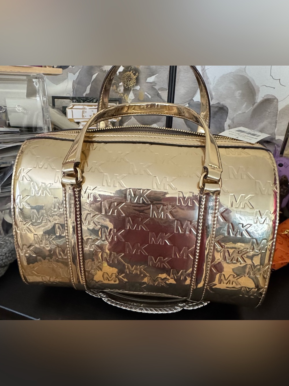 Michael Kors Pale Gold Satchel NWT B10